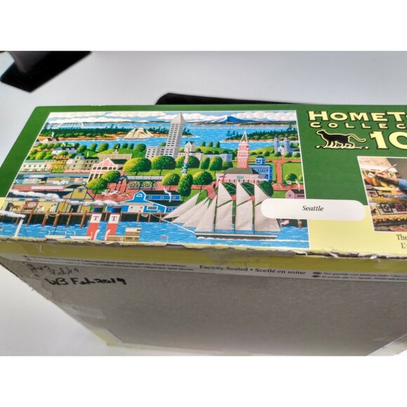 Hometown Collection "Seattle by Artist Heronim"  1000 Piece Puzzle COMPLETE - Picture 6 of 7